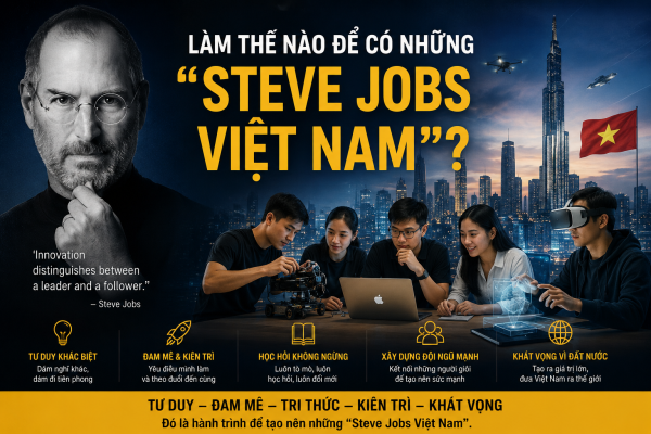 Làm thế nào để có những "Steve Jobs Việt Nam"?