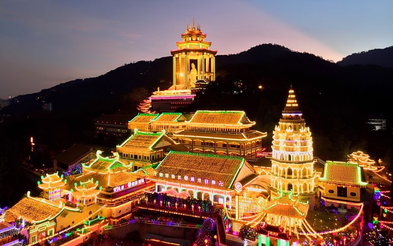 Kek Lok Si ở Penang. Nguồn ảnh: kh&aacute;ch sạn.burmahtel.com