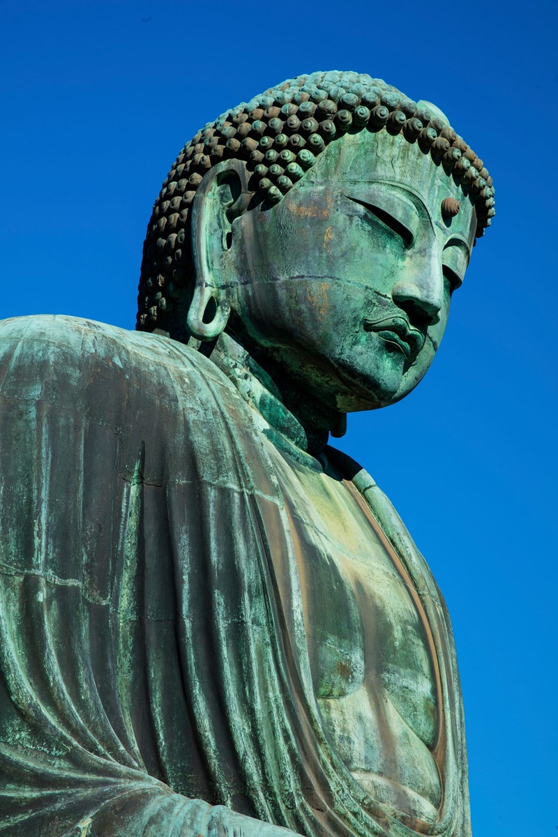 Đại Phật Kamakura (Daibutsu) &ndash; biểu tượng nổi tiếng v&agrave; ti&ecirc;u biểu nhất của th&agrave;nh phố Kamakura. (Ảnh: &copy; Harada Hiroshi)
