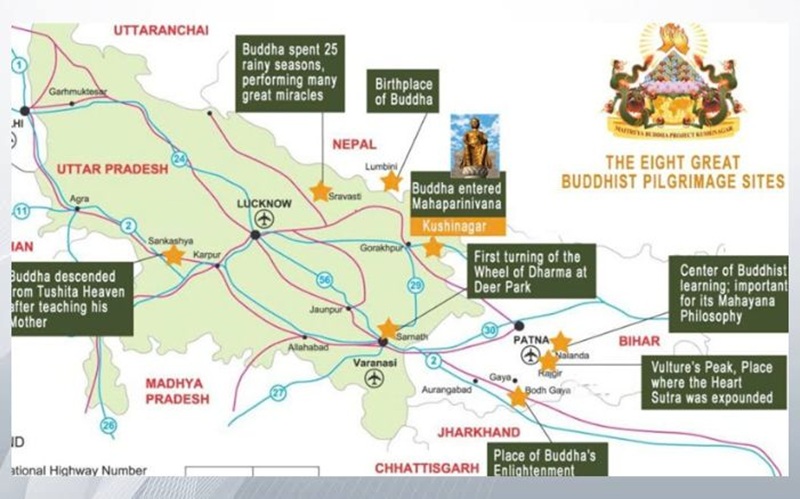 Ấn Độ - Myanmar: Phát triển tuyến du lịch Phật giáo năm 2026