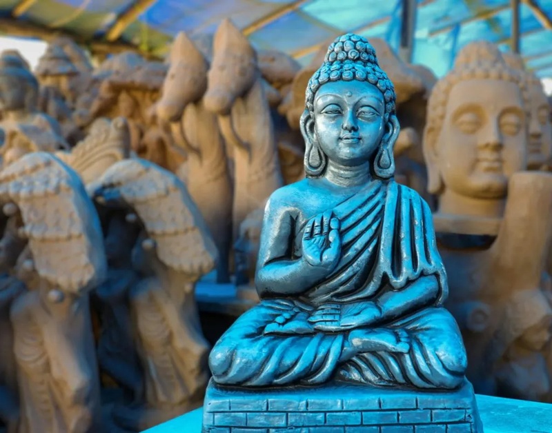 Blue Buddha (Đức Phật Xanh).
Nhiếp ảnh: Trajita Daimari / Pexels Creative Commons.
