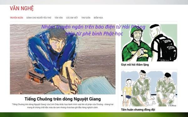 Nhóm truyện ngắn trên báo điện tử Hải Phòng nhìn từ phê bình Phật học