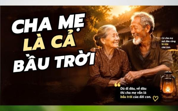 Còn cha mẹ là còn cả bầu trời