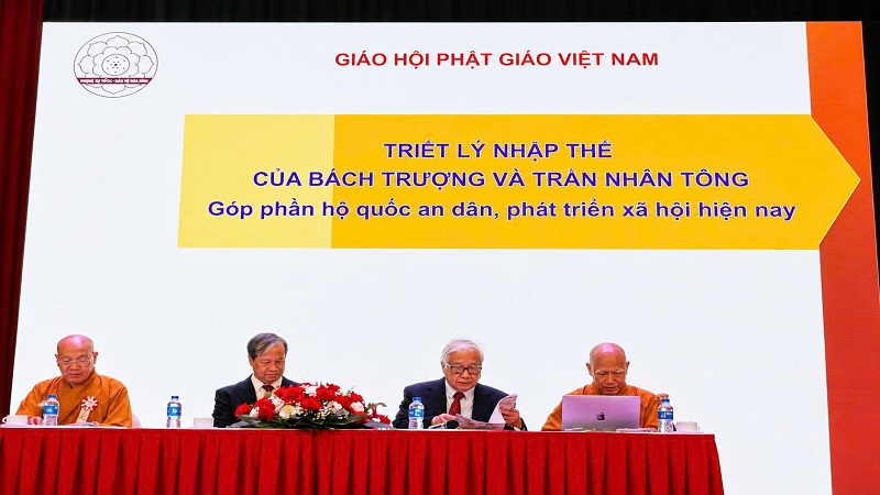 Ban Chủ tr&igrave; hội thảo. Ảnh: ND