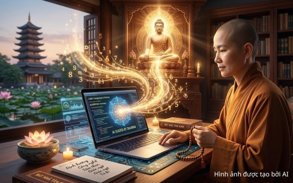 Ánh sáng phật pháp dẫn đường định hướng "tịnh hóa" thuật số và tâm thức