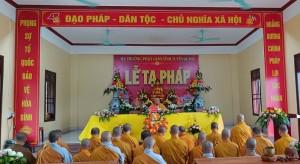 Hạ trường Phật giáo tỉnh Tuyên Quang tổ chức lễ Tạ pháp PL.2570