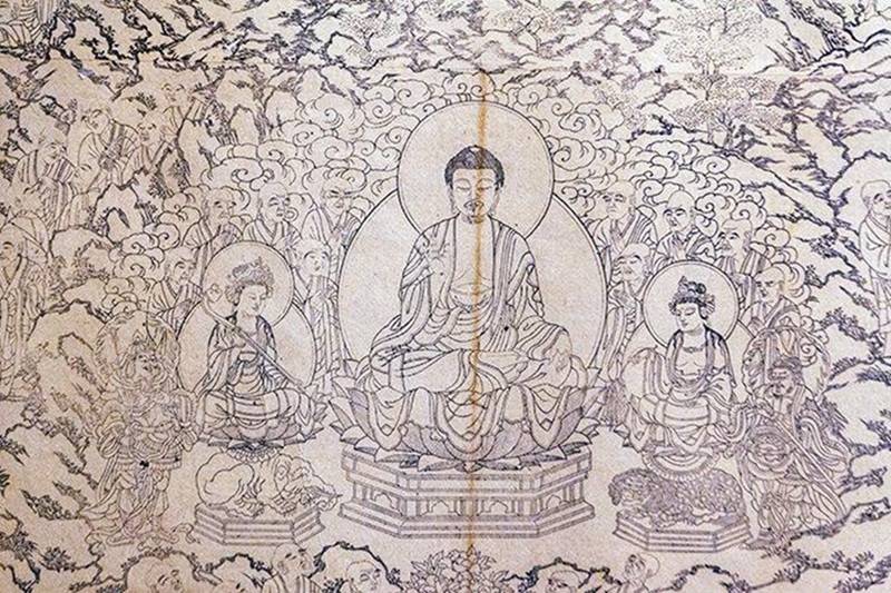 H&igrave;nh tượng đức Phật.