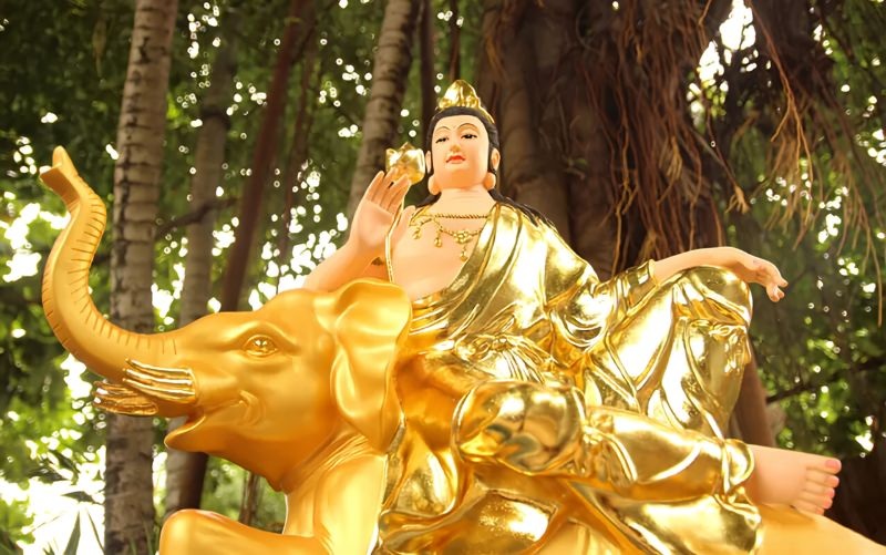 H&igrave;nh minh họa Bồ t&aacute;t Phổ Hiền. Nguồn: Internet