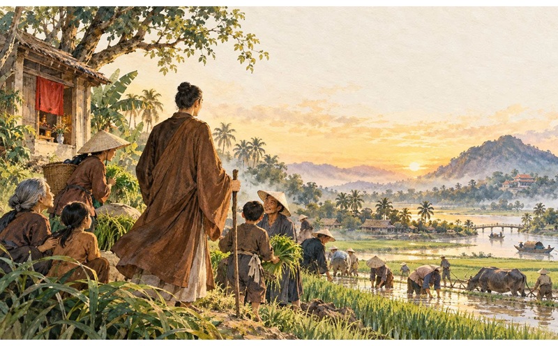 Nh&acirc;n lễ tưởng niệm 170 năm ng&agrave;y Đức Phật Thầy T&acirc;y An vi&ecirc;n tịch. H&igrave;nh minh họa được t&aacute;c giả cung cấp.
