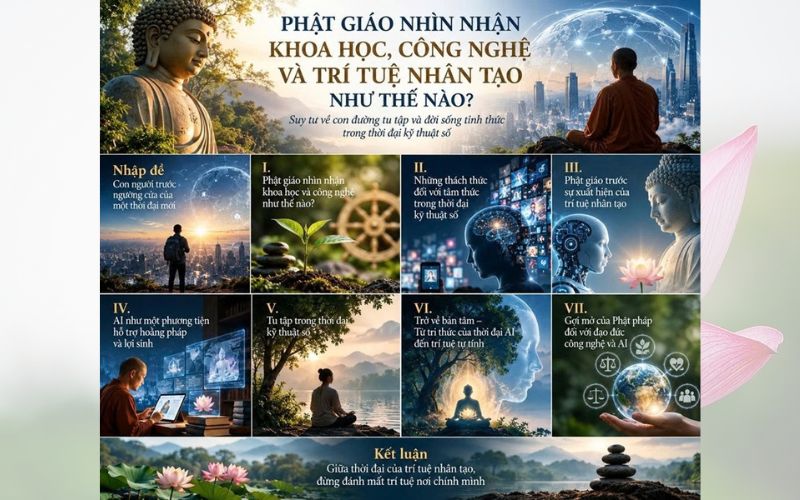 Phật giáo nhìn nhận khoa học, công nghệ và AI như thế nào?