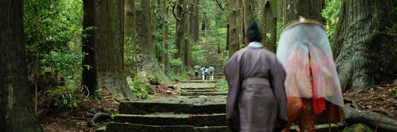 Tuyến đường h&agrave;nh hương Kumano Kodō tại tỉnh Wakayama, Nhật Bản. Ảnh: tororo/Stone via Getty Images.