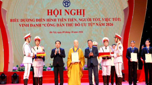 Giới thiệu về 4 chức sắc Phật giáo được vinh danh “Công dân Thủ đô ưu tú”
